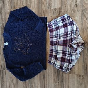 EUC Two piece Harry Potter pajama set